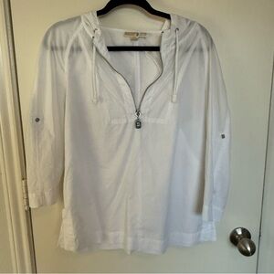 Michael Kors White Women's Hooded Top